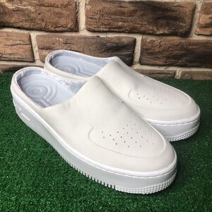Nike Air Force 1 Lover XX Womens Leather Slip On Athletic Mules Shoes Size 9